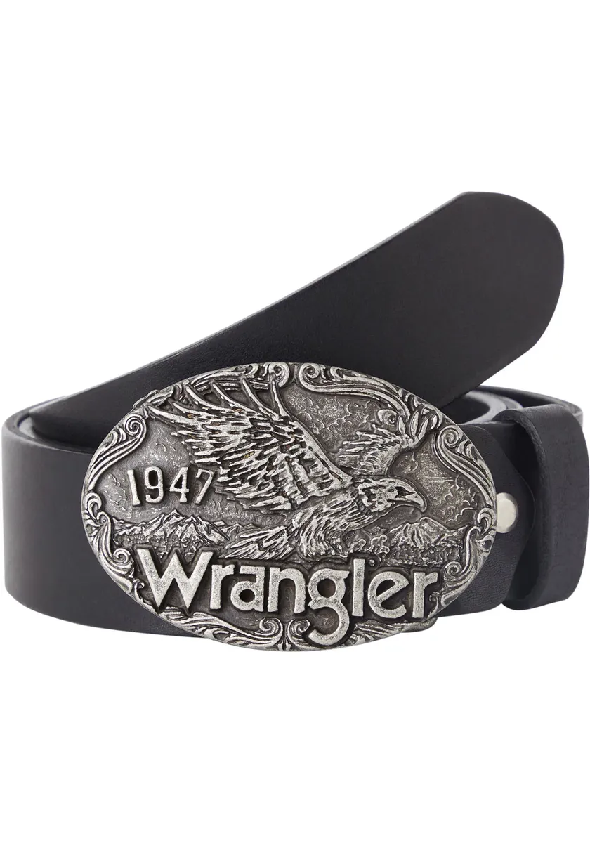 

Кожаный ремень Wrangler "W EAGLE BELT", черный