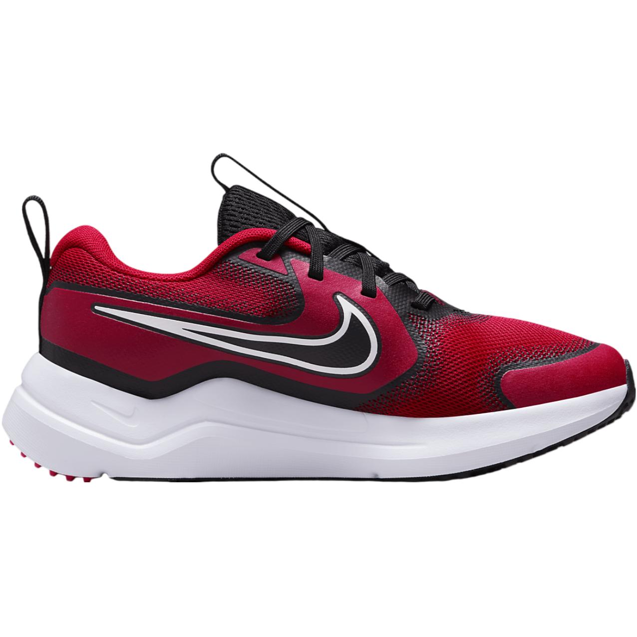 Nike Cosmic Runner Устойчивые к истиранию низкие детские беговые кроссовки красный черный — фото 2