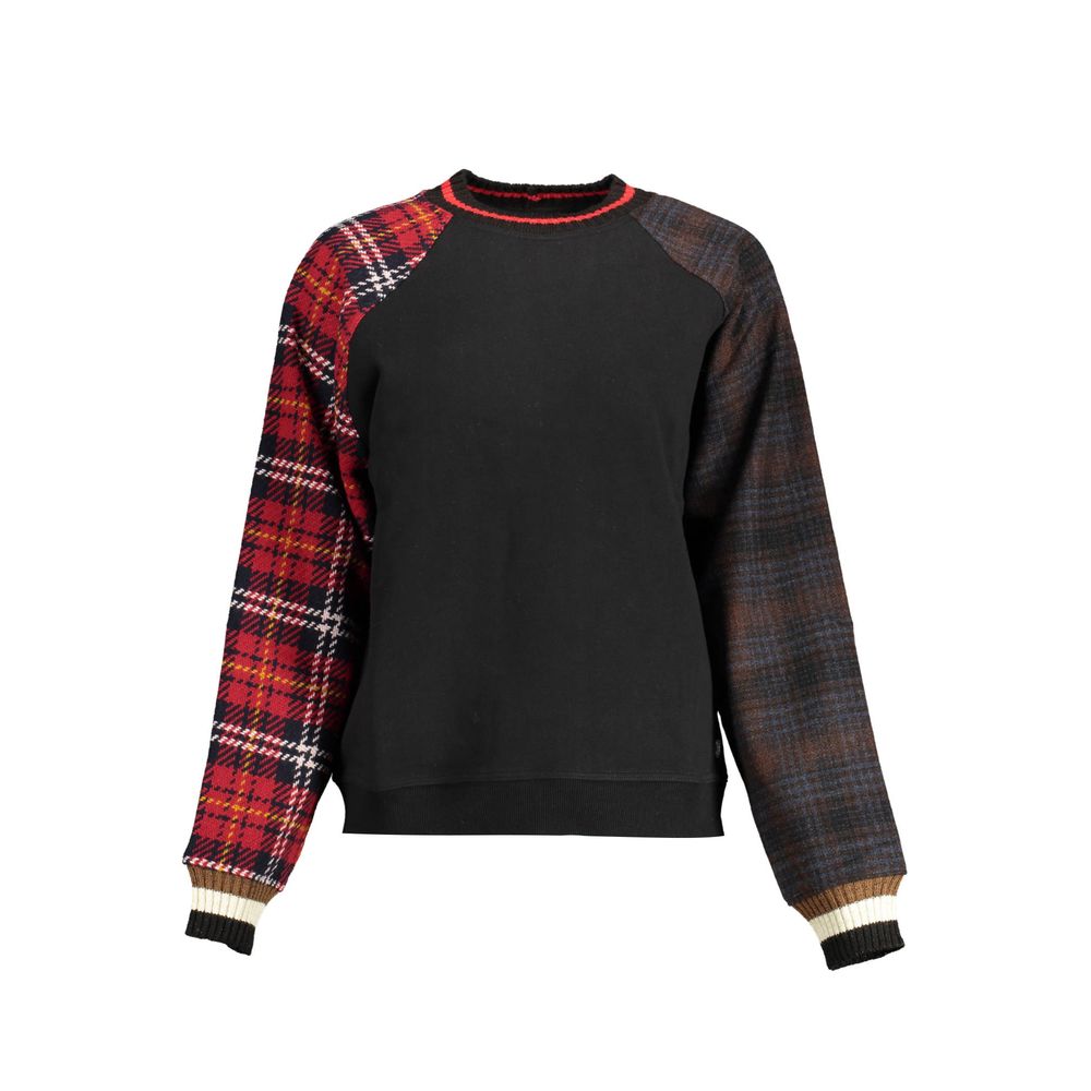 

Черный хлопковый женский свитер Desigual