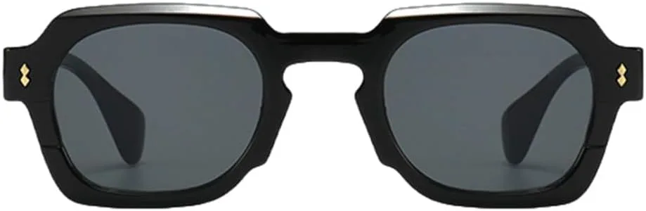 

Популярные модные женские солнцезащитные очки в винтажном панк-стиле с градиентом, мужские солнцезащитные очки с заклепками, зеленые, один размер TYUVIVO, Green Green