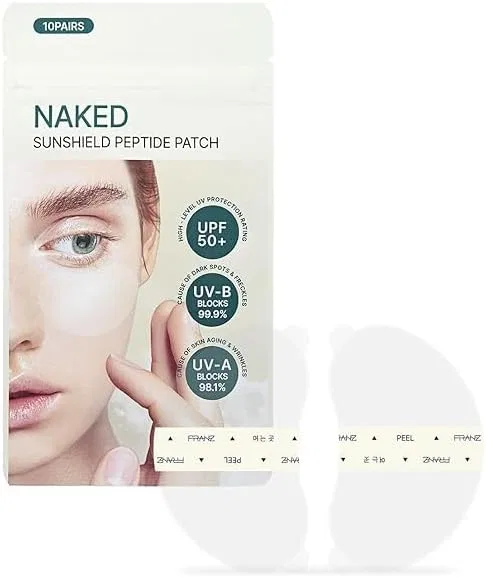 Солнцезащитный патч Naked Sunshield Clear FRANZ набор 3 шт 30 пар