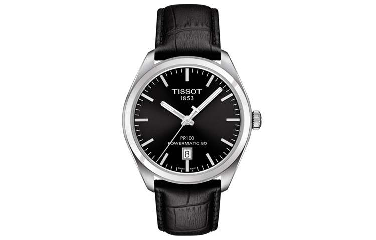 

TISSOT Часы Men's PR100 Collection Watch, Black Dial