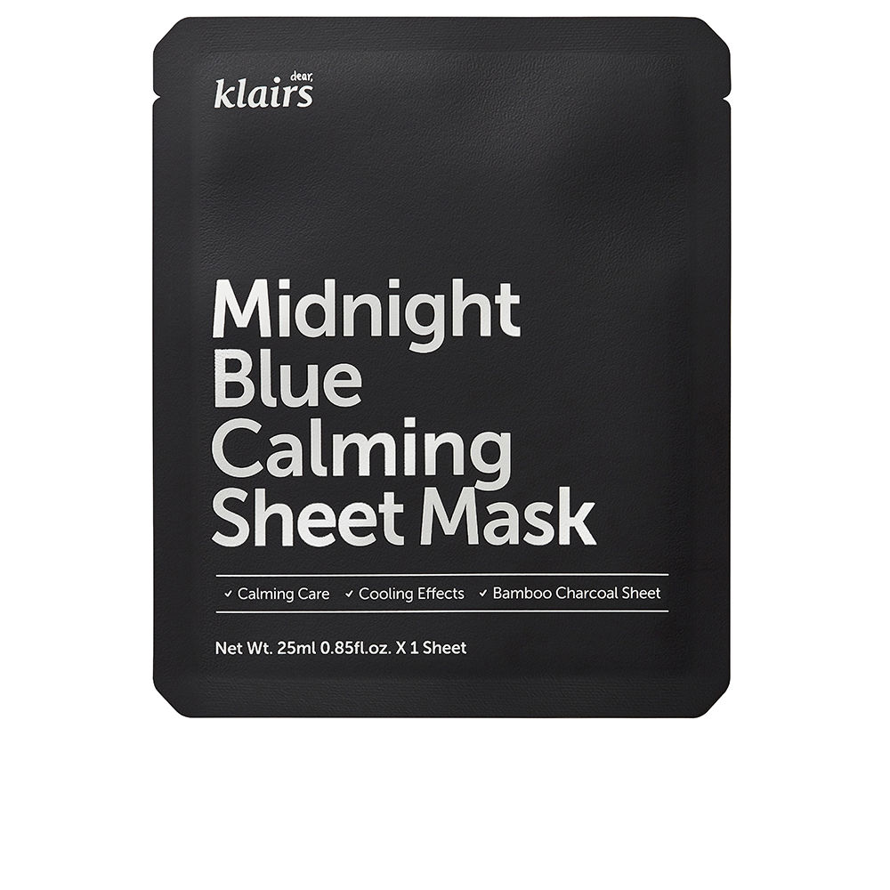 

Маска для лица Midnight blue calming sheet mask Klairs, 25 мл