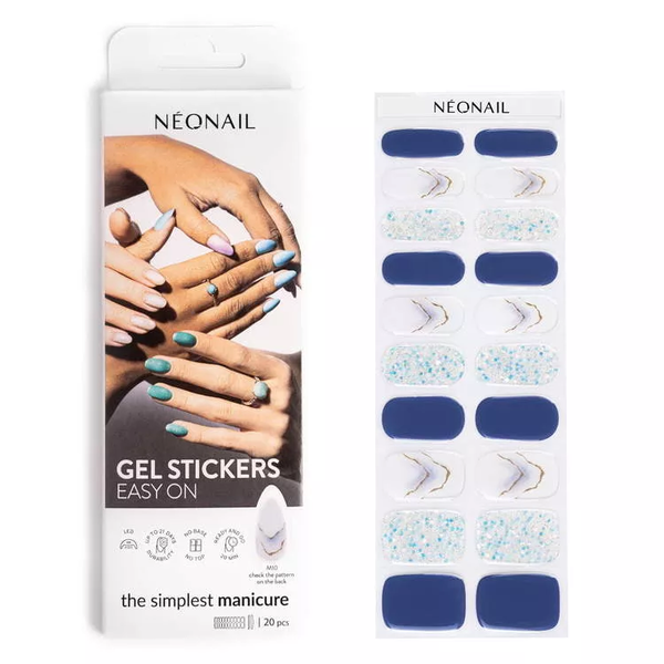 

Гибридные наклейки для ногтей m10, 1 упаковка. Neonail Easy on gel