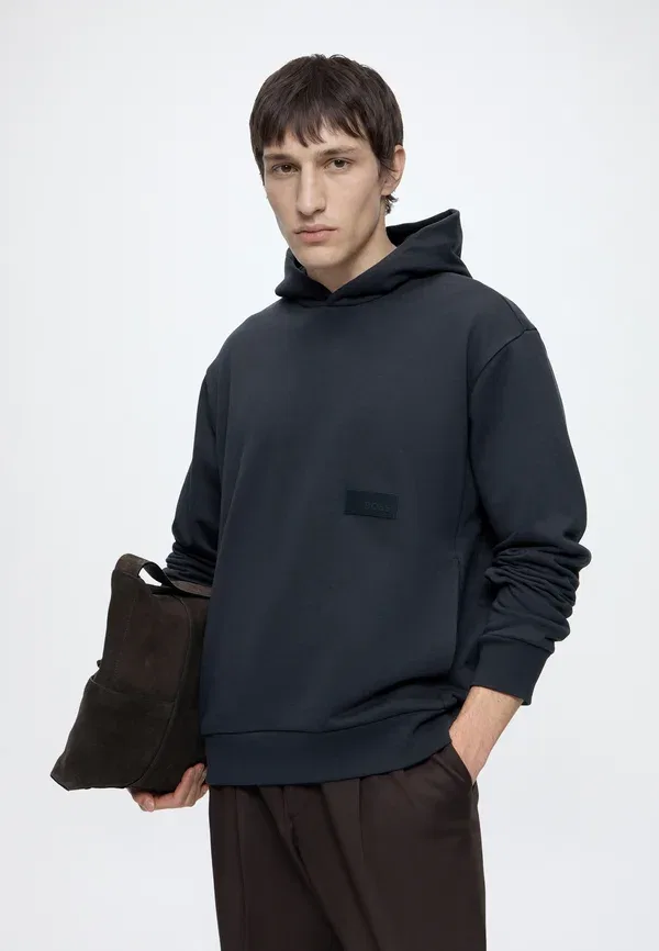 Толстовка Boss hoodie, темно-синий — фото 4