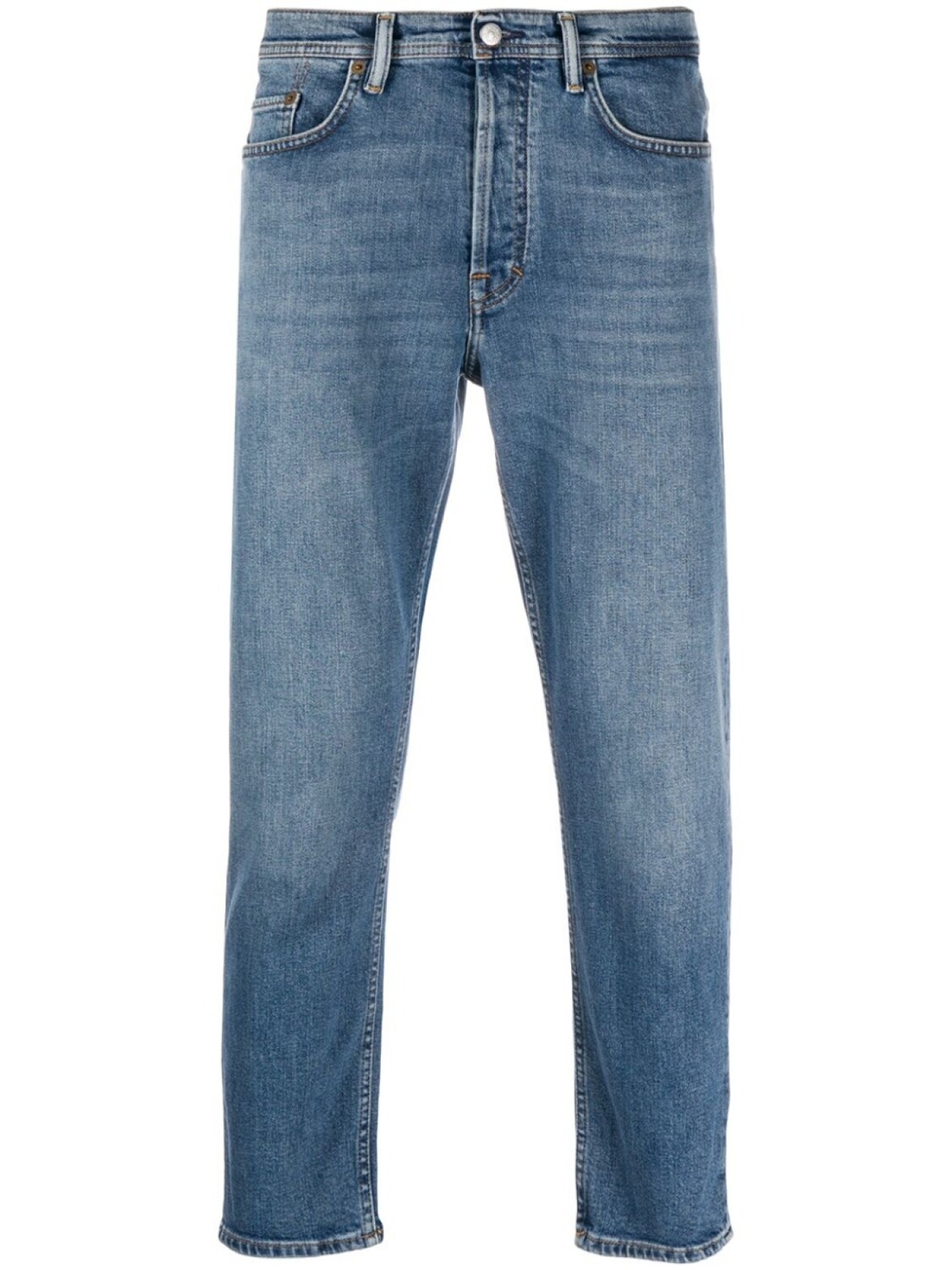 Укороченные джинсы River Acne Studios, синий