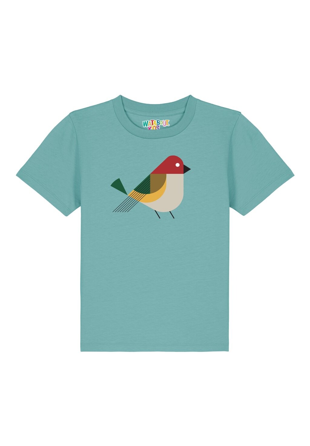 

Футболка с принтом VOGEL Watapparel, цвет teal monstera