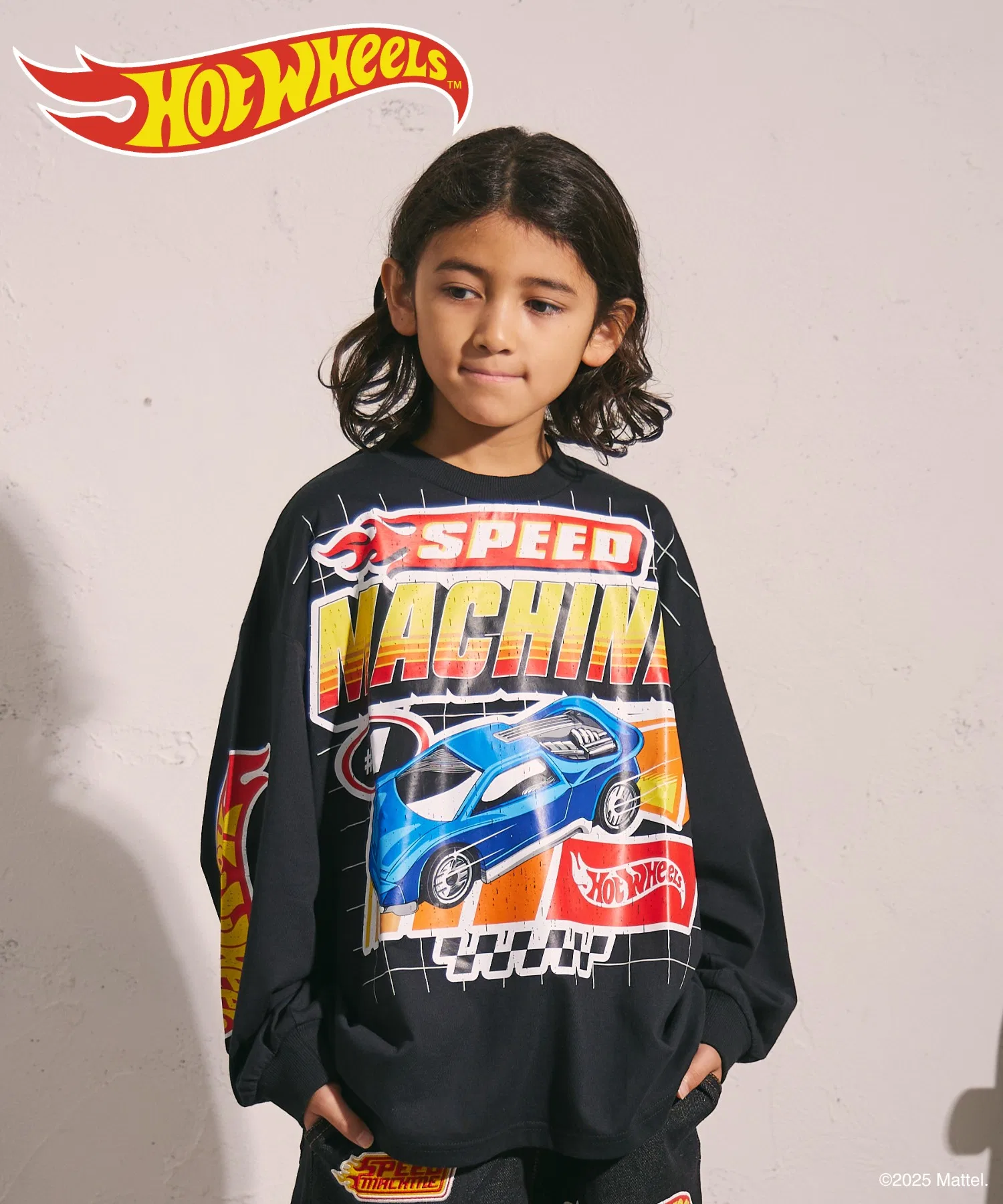 Детская футболка PAIRMANON STREET с длинным рукавом и принтом Hot Wheels