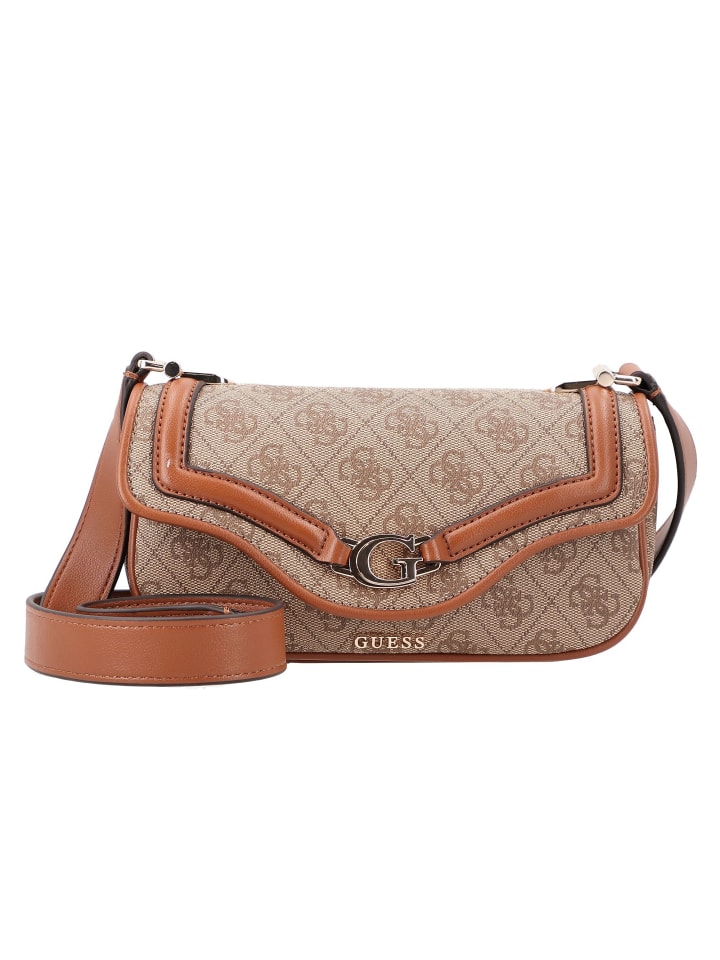 

Guess Сумка через плечо Dea 21,5 см с логотипом цвета латте