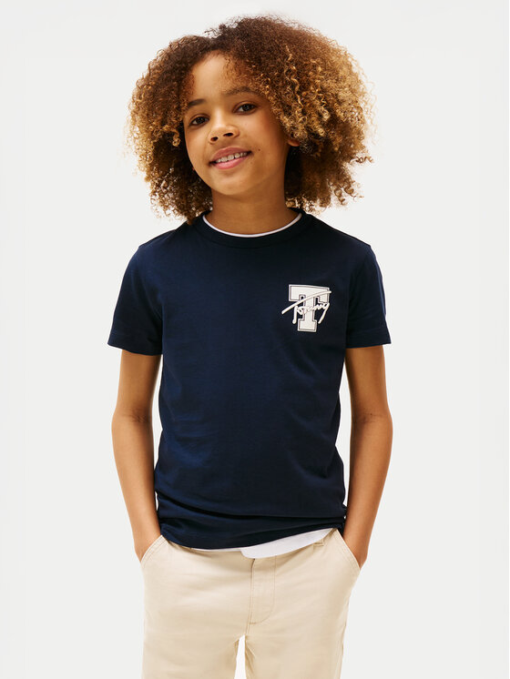 

Футболка обычного кроя Varsity Graphic KB0KB09868 Tommy Hilfiger, синий