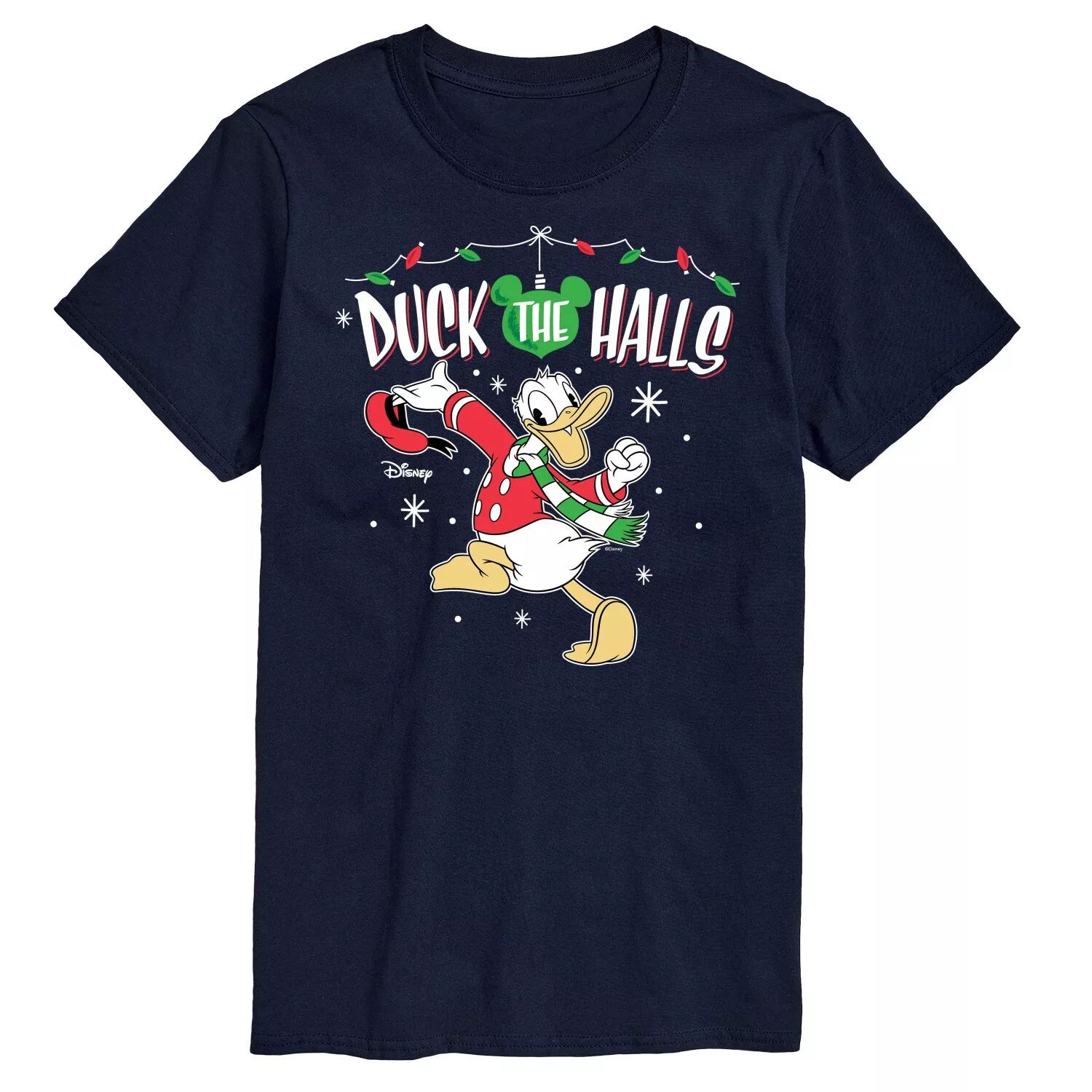 

Футболка's Big & Tall Duck The Halls с рисунком Disney, синий