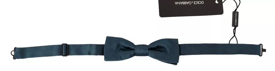 

Синий 100% шелк регулируемый галстук-бабочка мужской Dolce & Gabbana