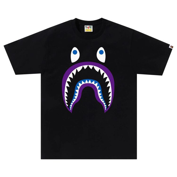 

Футболка BAPE Colors Shark Ponr Tee, Black