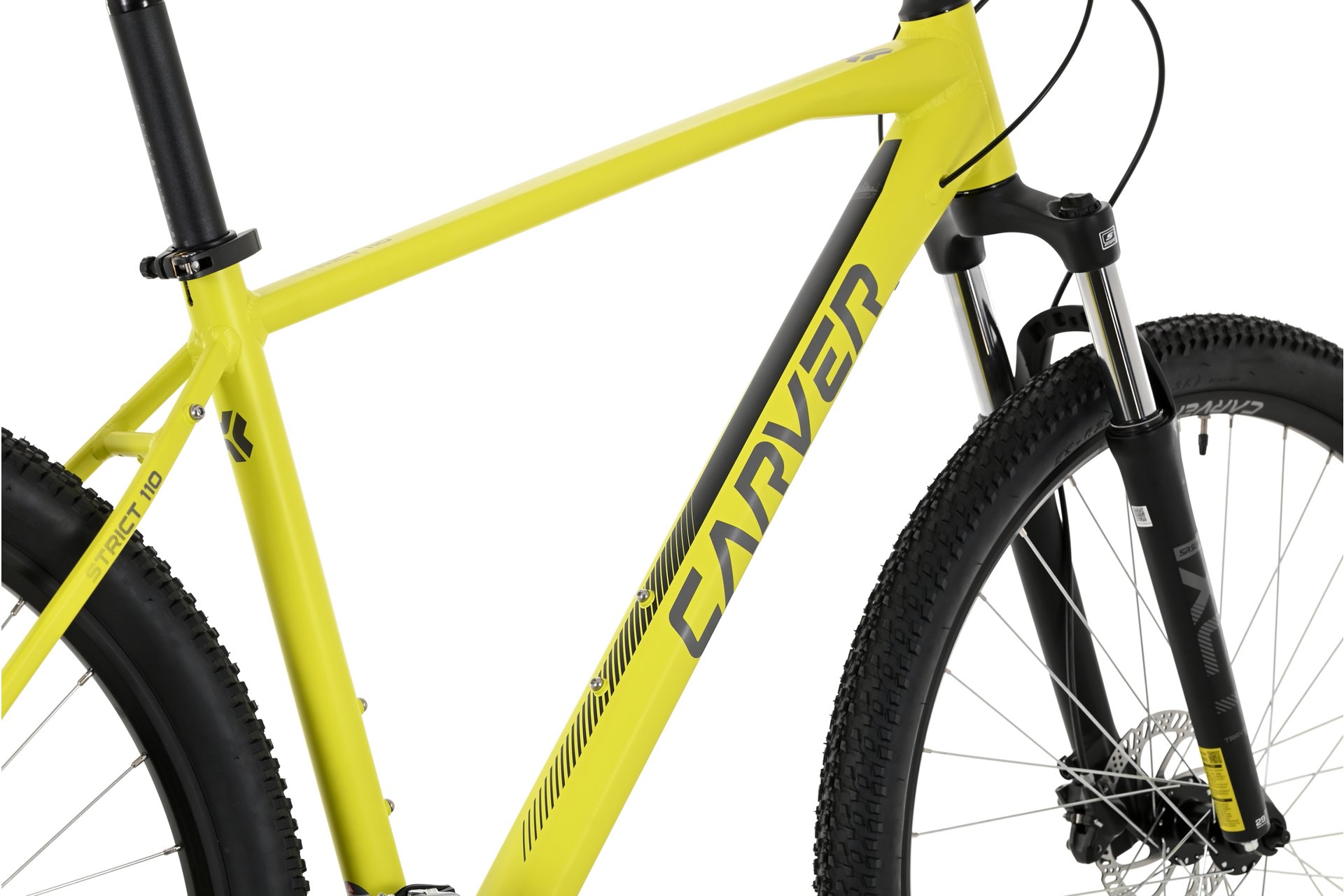 Горный велосипед Carver Strict 110 - 27,5 дюймов - Diamant - 2024, цвет Gelb|greenish yellow/black — фото 2