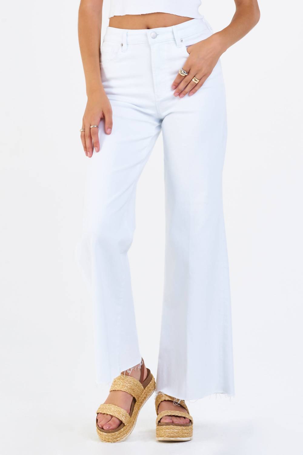 

Джинсы Fiona Wide Leg белого цвета DEAR JOHN DENIM