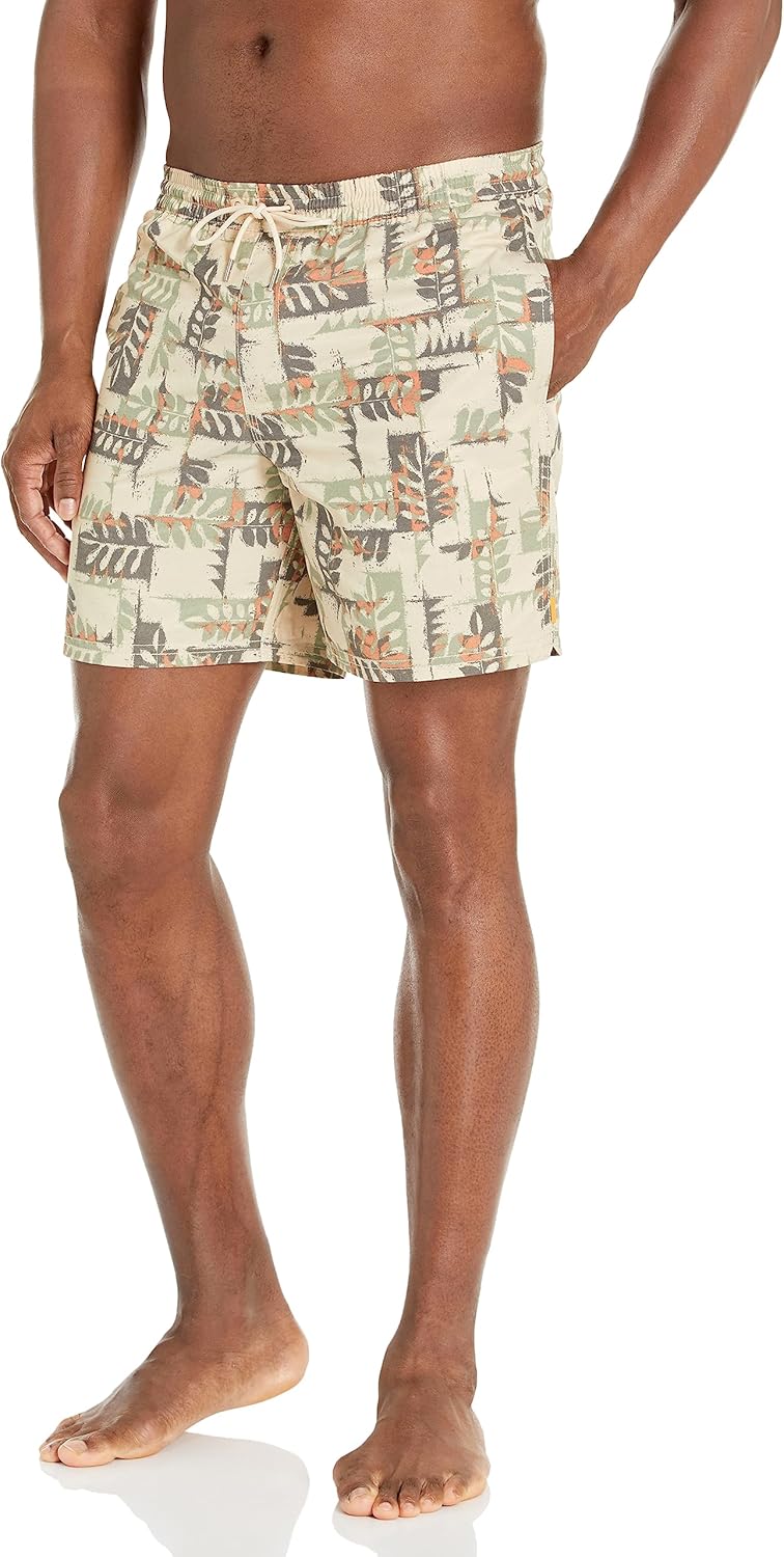 

GUESS Мужские классические плавки Medium Hawaii, Tropical Landscape