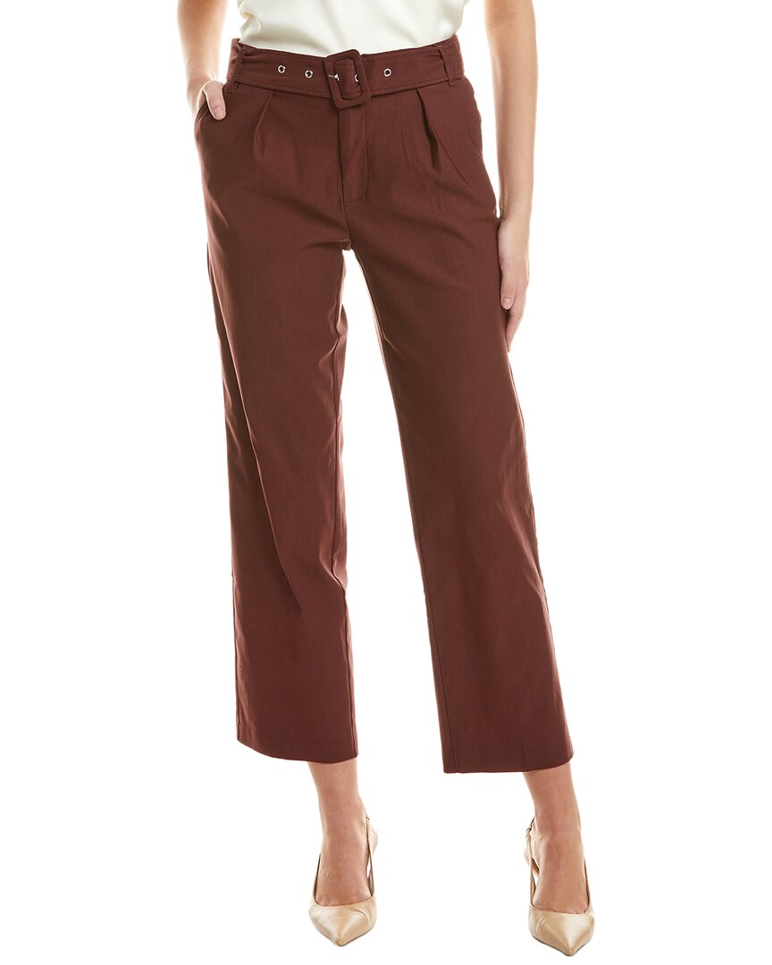 

Брюки с поясом Nanette Nanette Lepore Nanette Nanette Lepore, коричневый