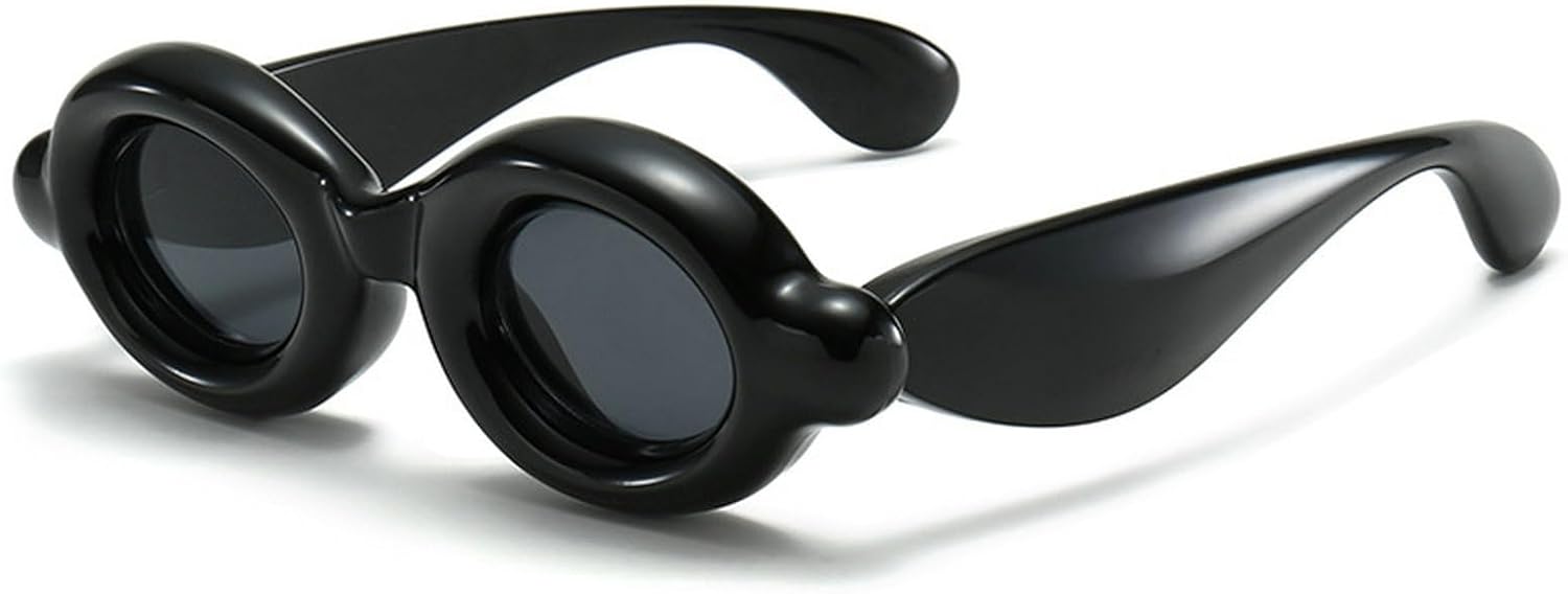 

Ретро-солнцезащитные очки маленькой овальной формы для женщин, модные очки в стиле 90-х, стиль 2025, массивные круглые солнцезащитные очки конфетных цветов, защита от ультрафиолета UV400 mincl, C5