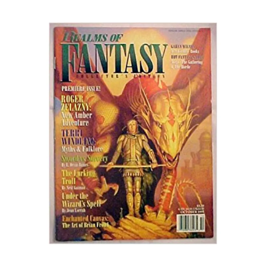 

Журнал 1994 October "Magic the Gathering, Merlin, Mary Shelly's Frankenstein", Realms of Fantasy Magazine