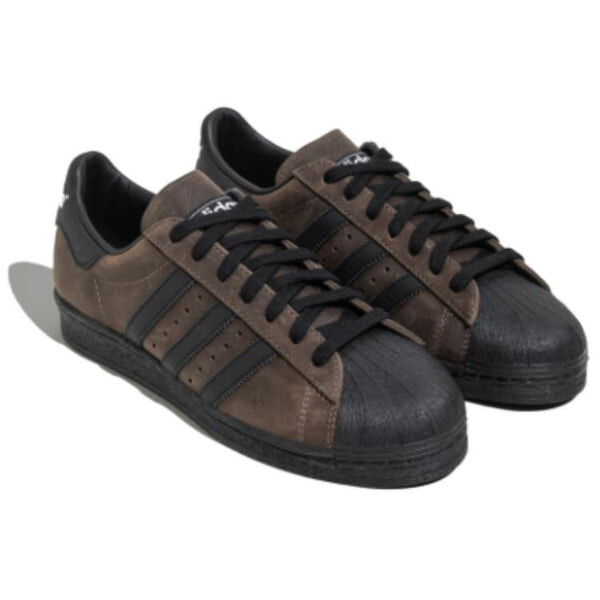 Кроссовки оригинальные superstar 82 shoes Adidas, коричневый — фото 4