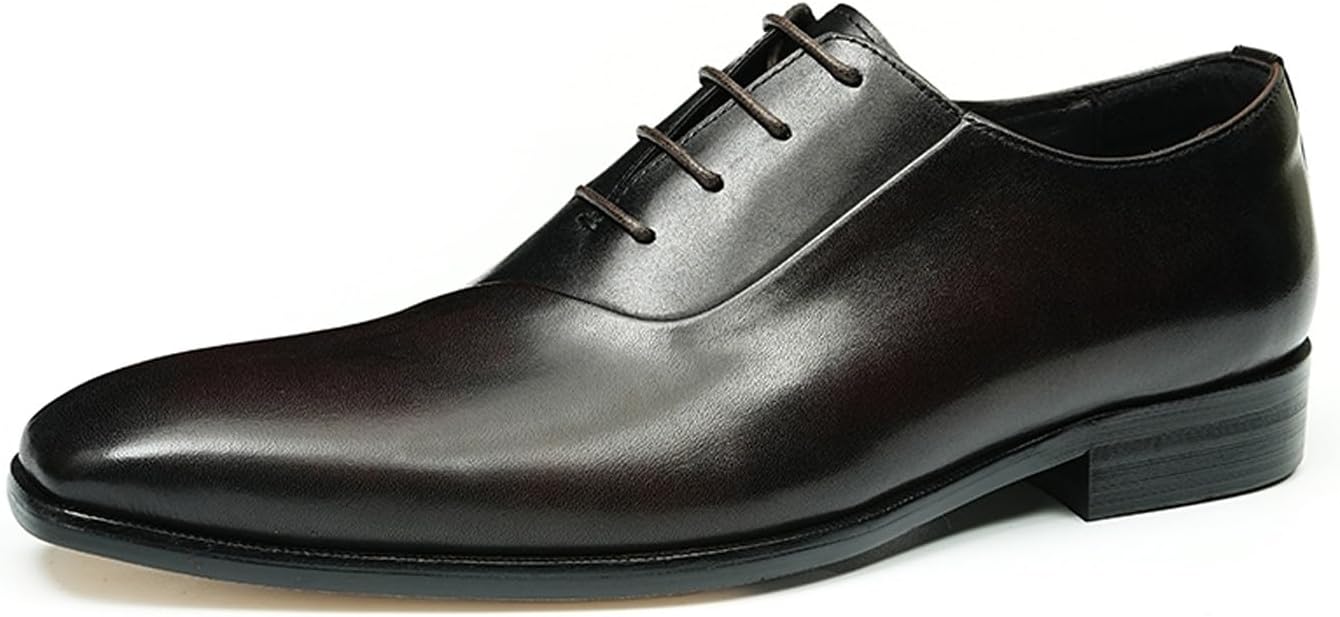 

Мужские классические туфли-оксфорды Santimon из натуральной кожи с перфорацией на мыске- удобные двухцветные туфли-дерби для выпускного вечера, свадьбы, повседневной носки и бизнеса, черный