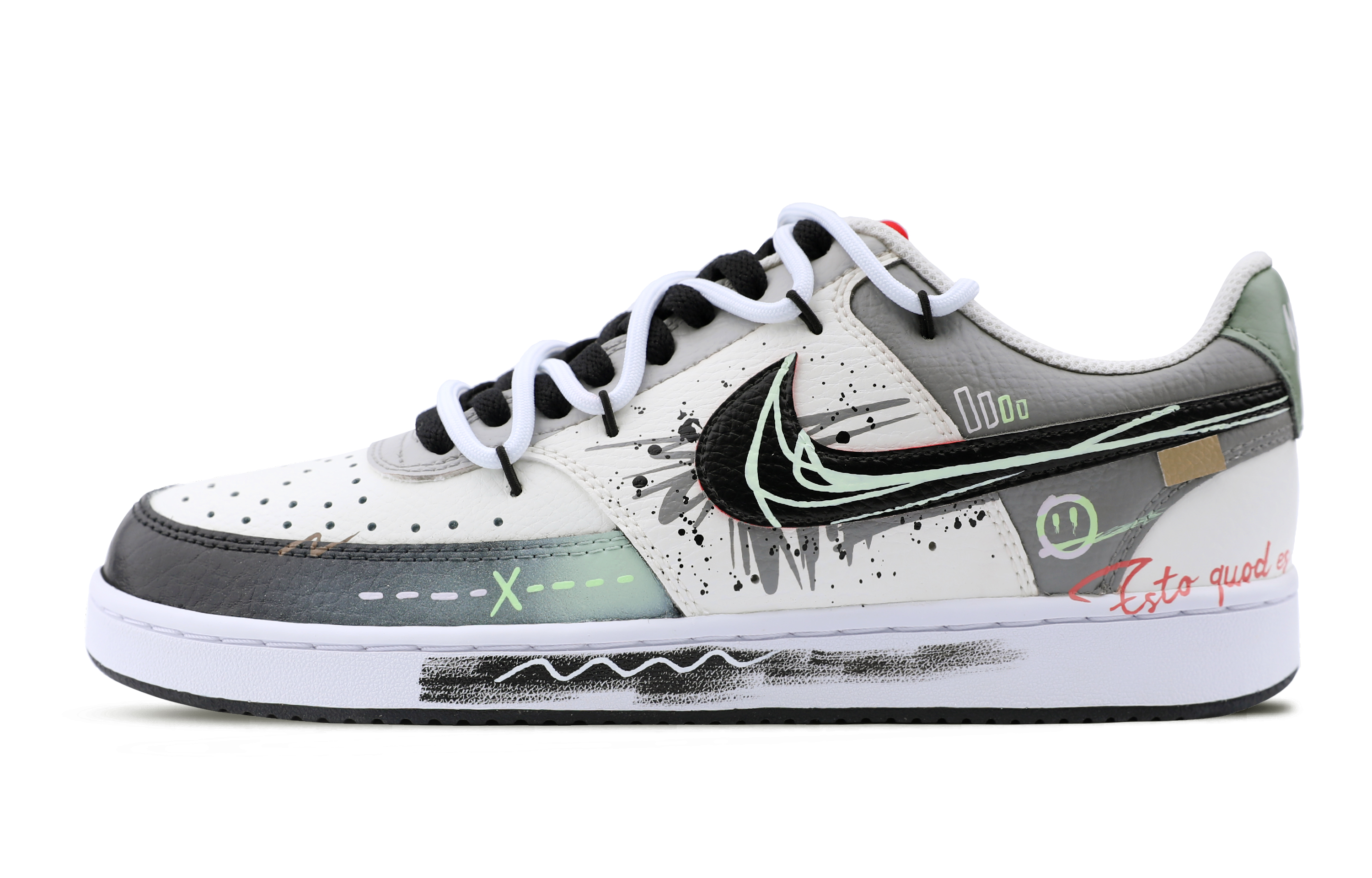

Кроссовки для скейтбординга Court Vision 1 Low Top, мужские, цвет экрю Nike, Ecru Gray