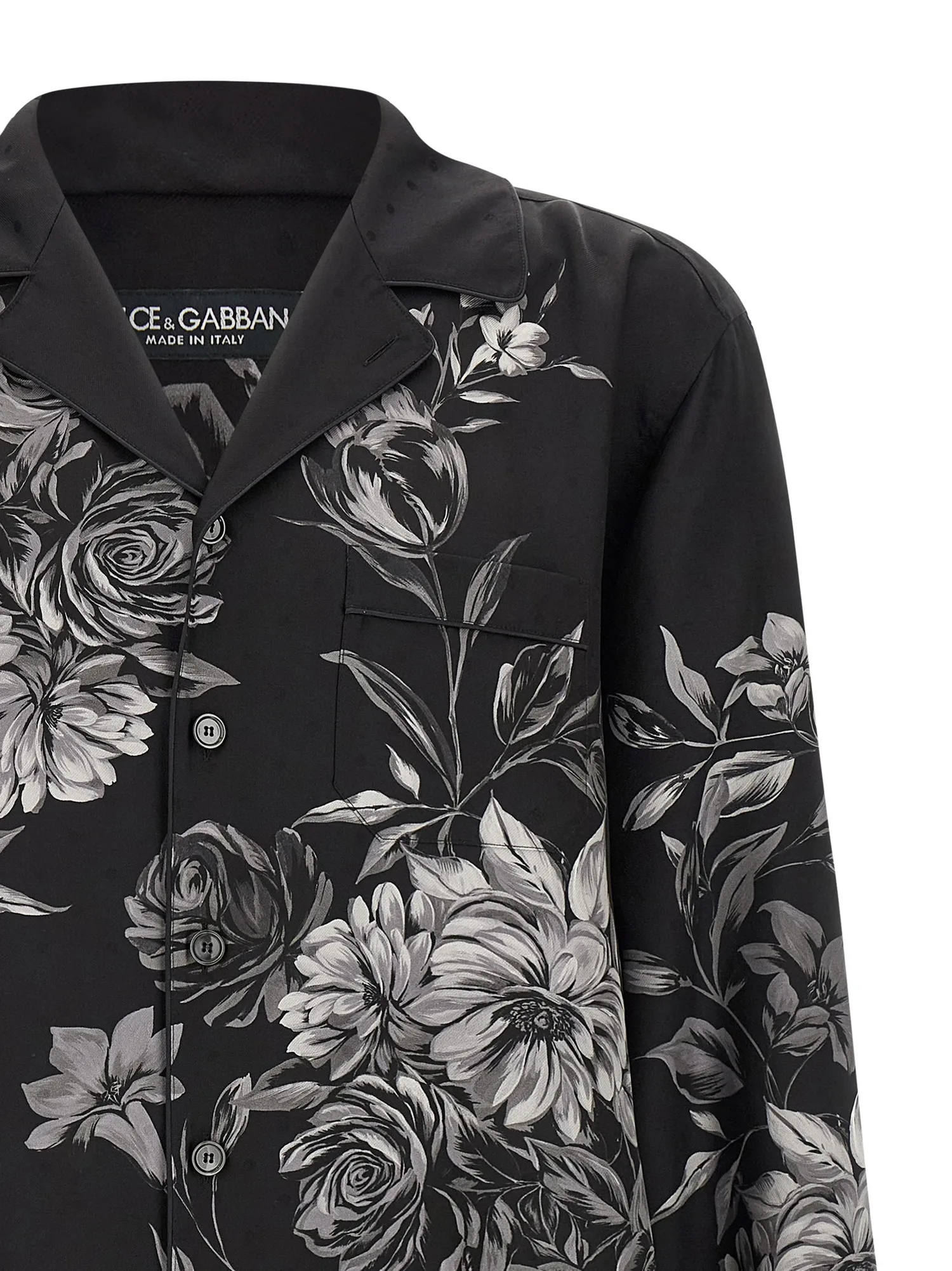 Рубашка 'Bouquet Fiori' DOLCE & GABBANA, черный — фото 3