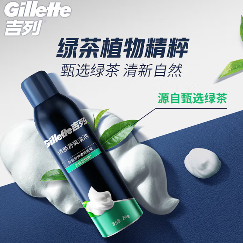 Пена для бритья Gillette Foamy с ароматом лимона, 210 г*3 — фото 3