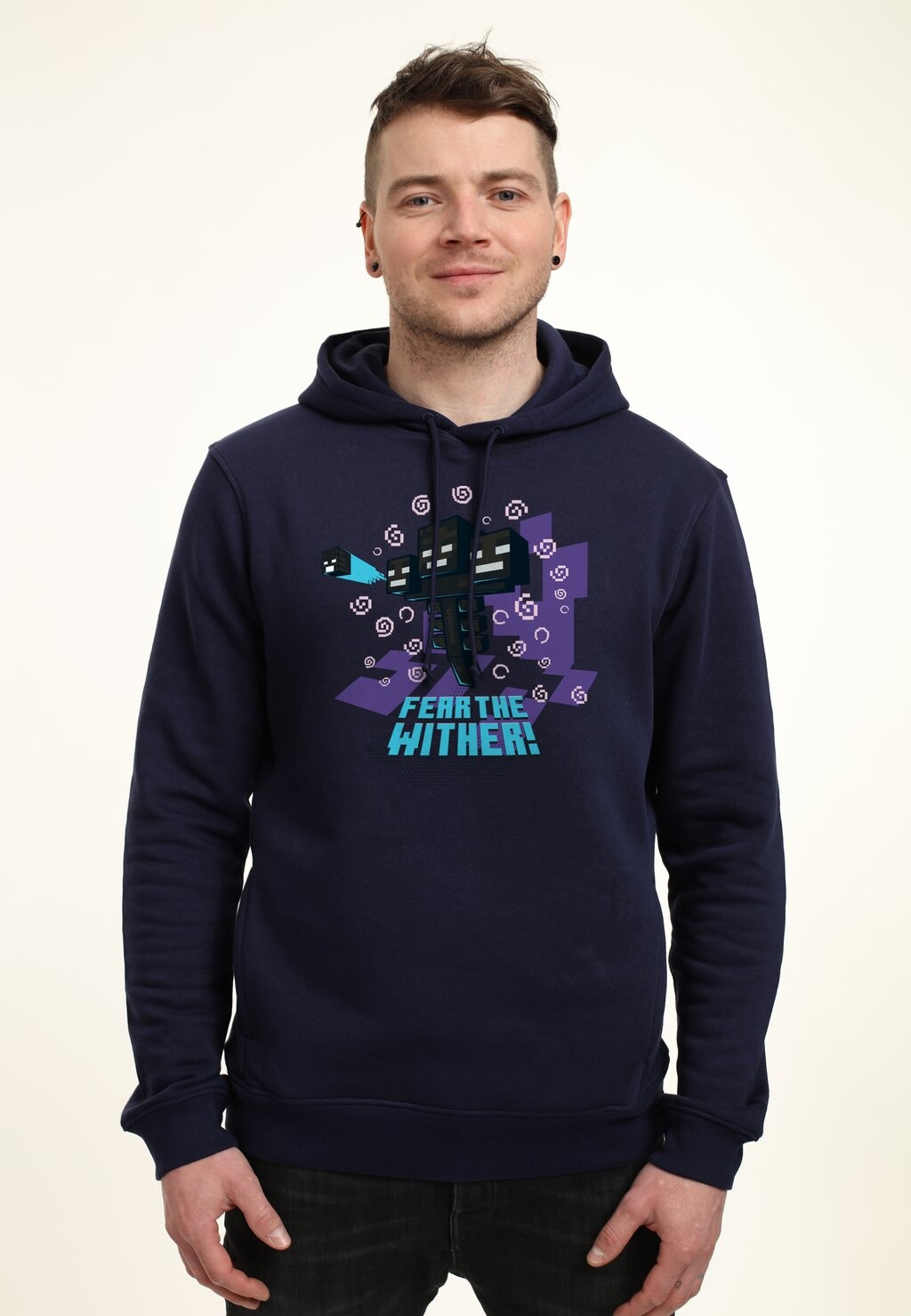 

Толстовка с капюшоном MINECRAFT FEAR THE WITHER Henry Tiger, темно-синий