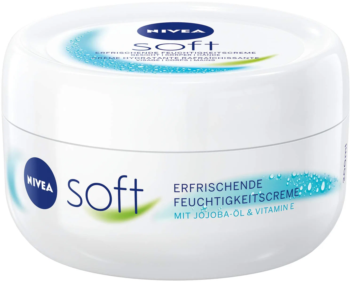 Освежающий увлажняющий крем NIVEA Soft, 200 мл Nivea