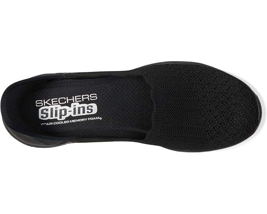 Туфли на плоской подошве SKECHERS Seager - Believe It Hands Free Slip-Ins, черный — фото 2