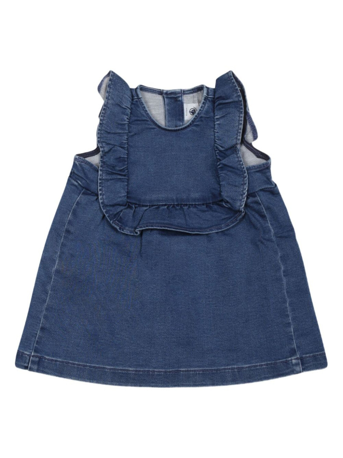 

Petit Bateau джинсовое платье без рукавов, синий