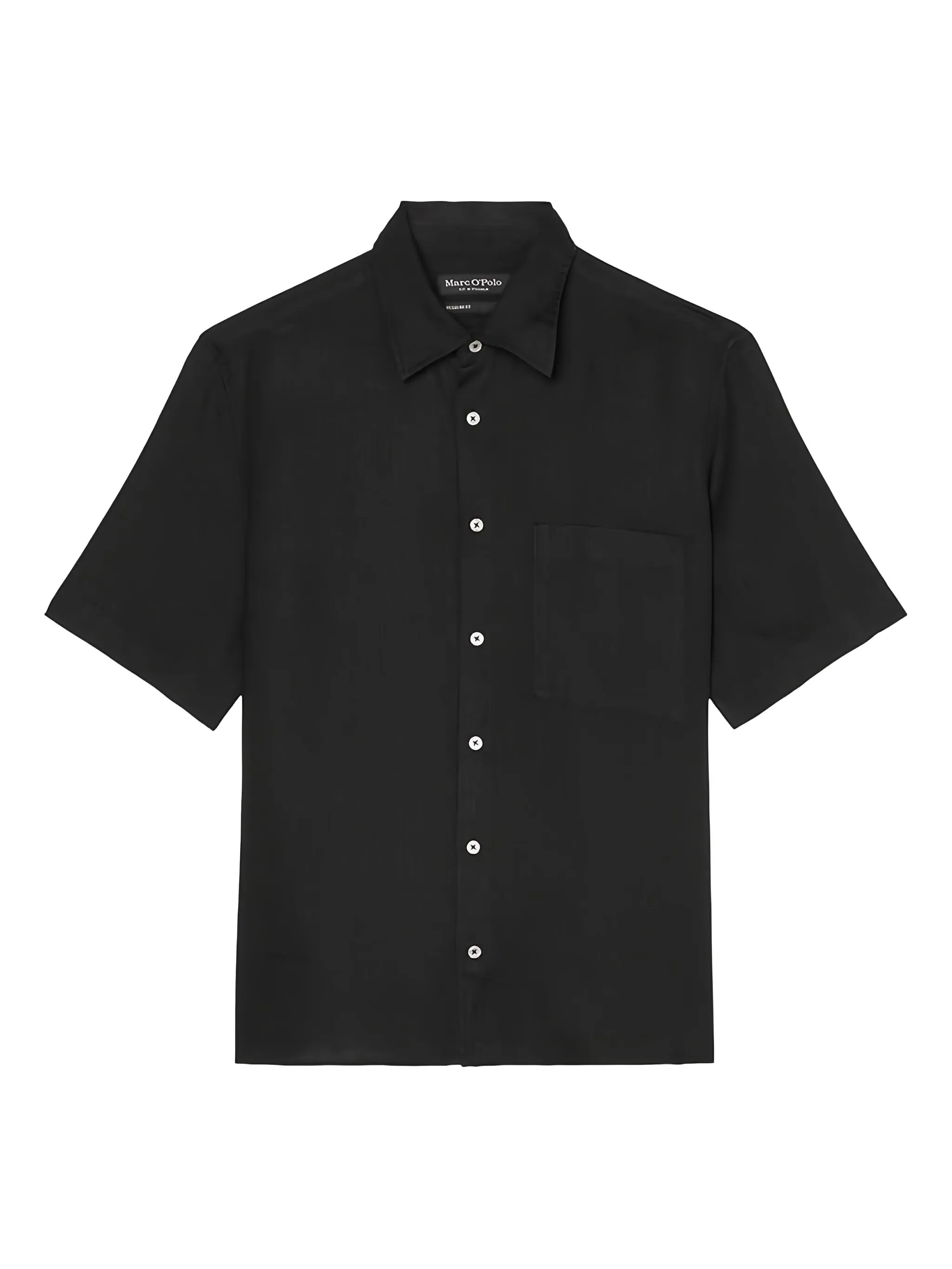 

Рубашка с короткими рукавами Marc O'Polo, черный