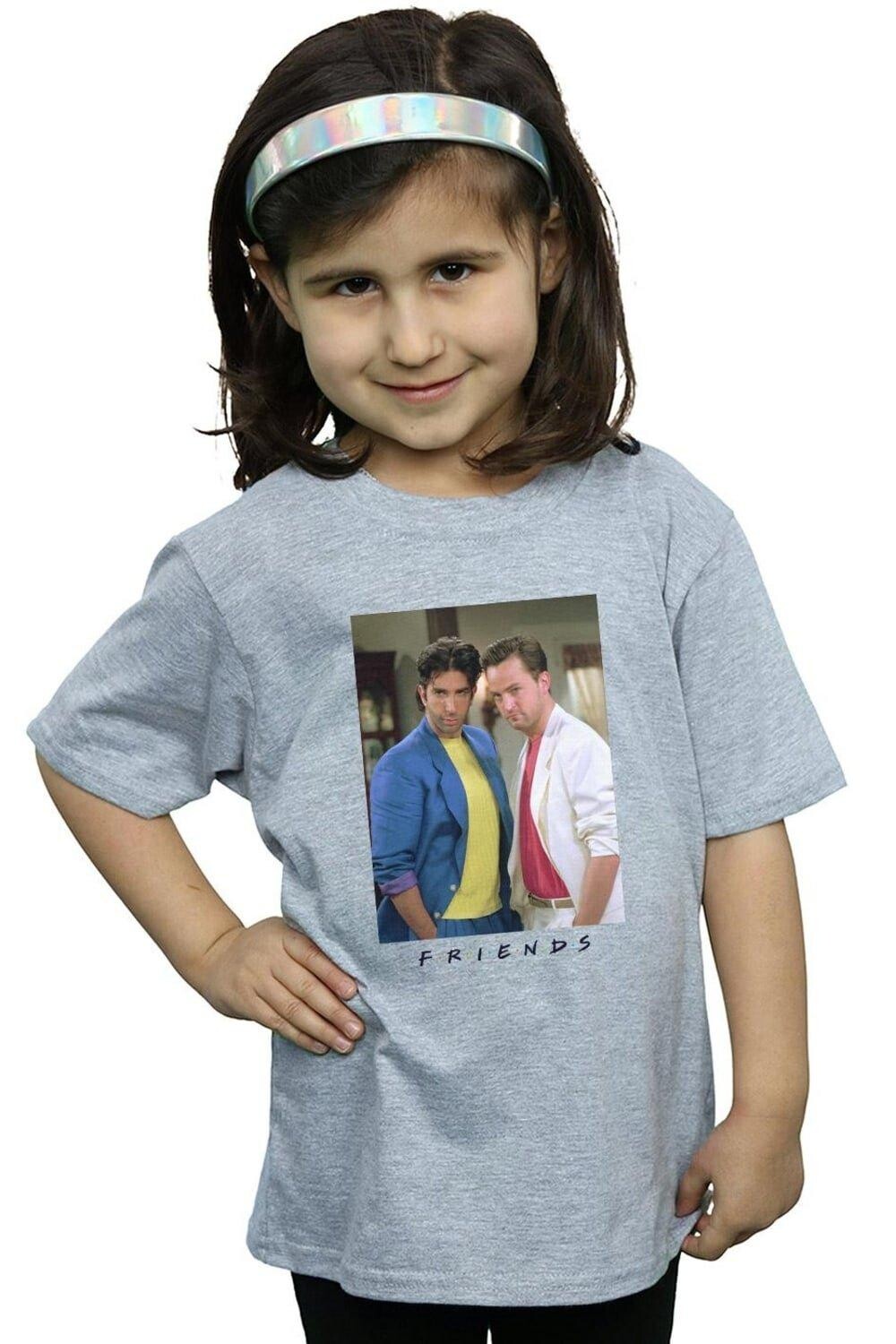 

Хлопковая футболка Ross And Chandler College Friends, серый
