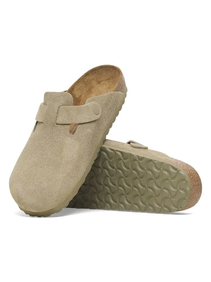 Тапочки Boston Birkenstock бежевый — фото 4