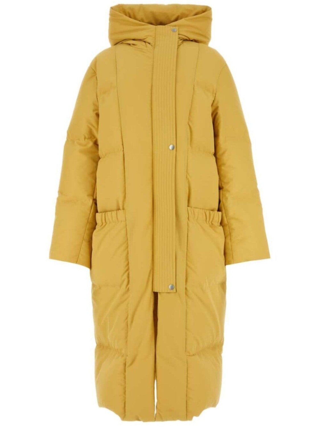 

Стеганая куртка с капюшоном Jil Sander, желтый