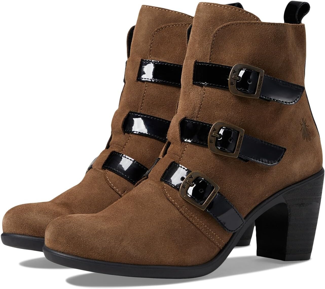 

Ботильоны KLEA012FLY FLY LONDON, цвет Taupe/Black Chamois/Atlantis