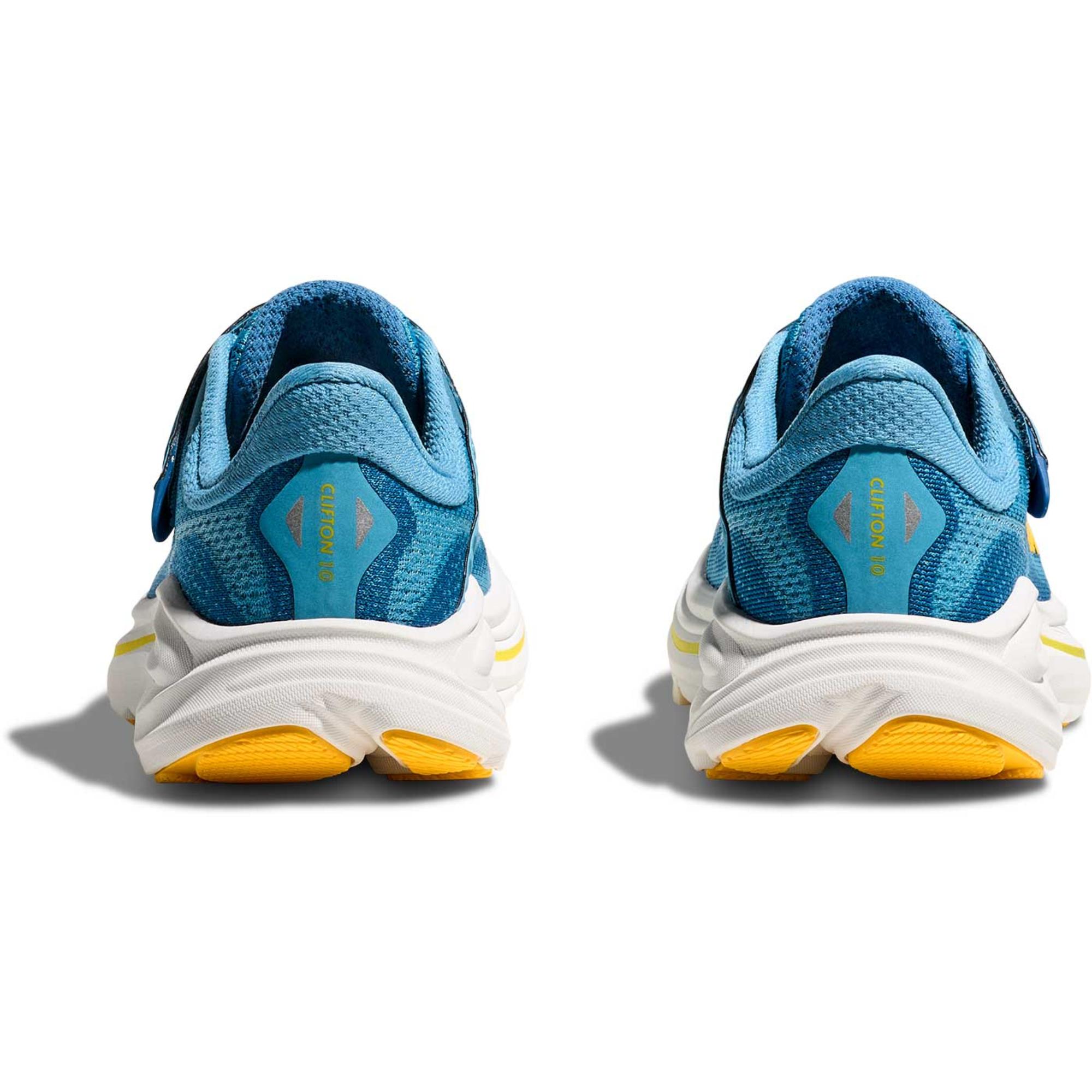 Детские кроссовки Clifton 10 для бега HOKA, Alpine Blue/Foggy Night — фото 4