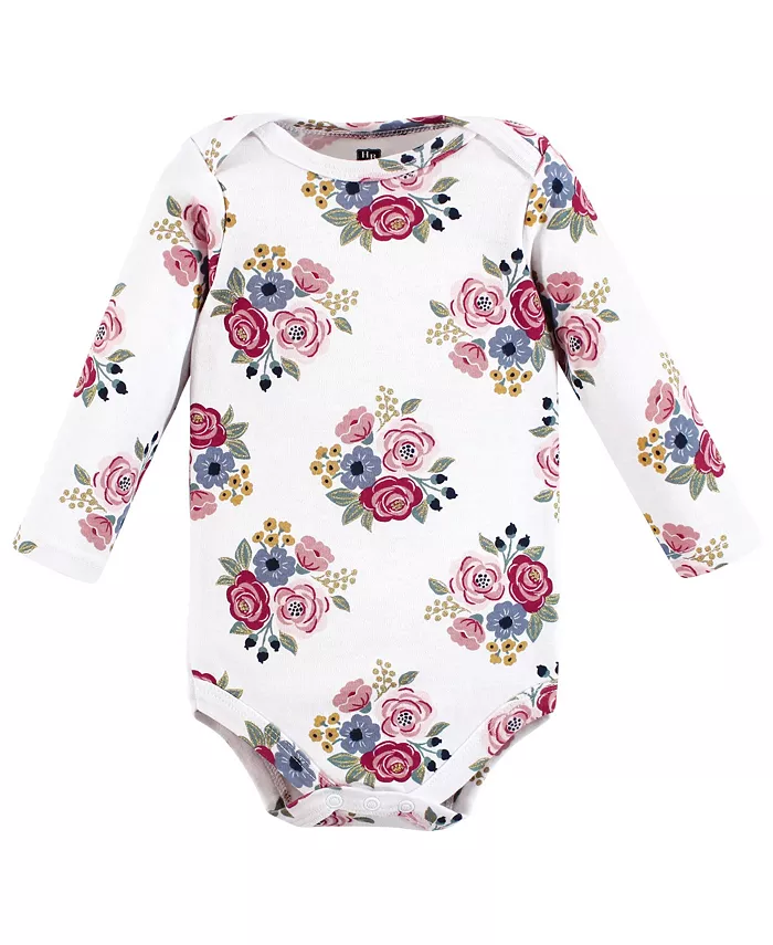 Детские боди с длинным рукавом Hudson Cotton 7 штук Hudson Baby, мультиколор — фото 4