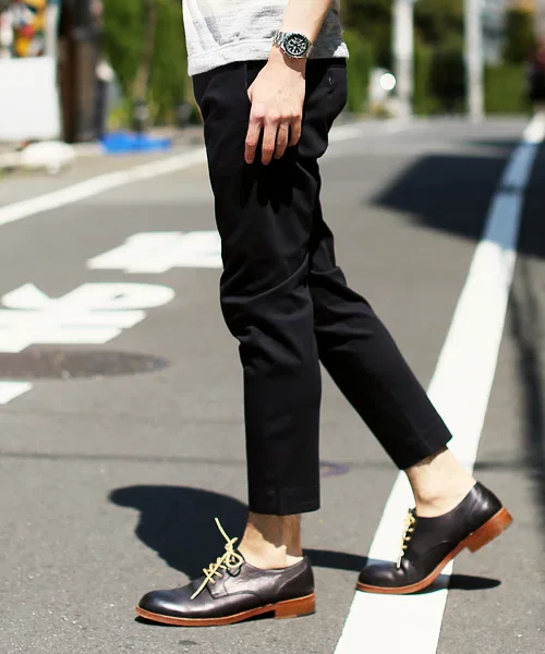 Мужские туфли из кожи sot Plain Toe Кэмел — фото 3
