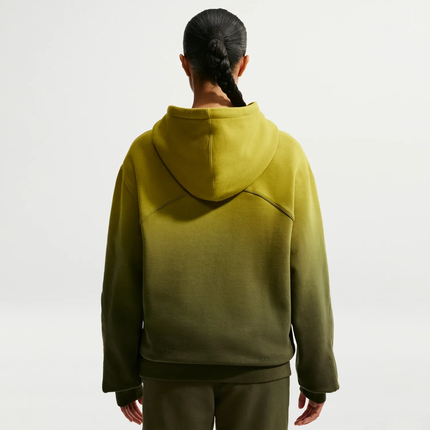 Худи Nike NOCTA Fleece CS «Moss Medium Olive», зеленый — фото 2