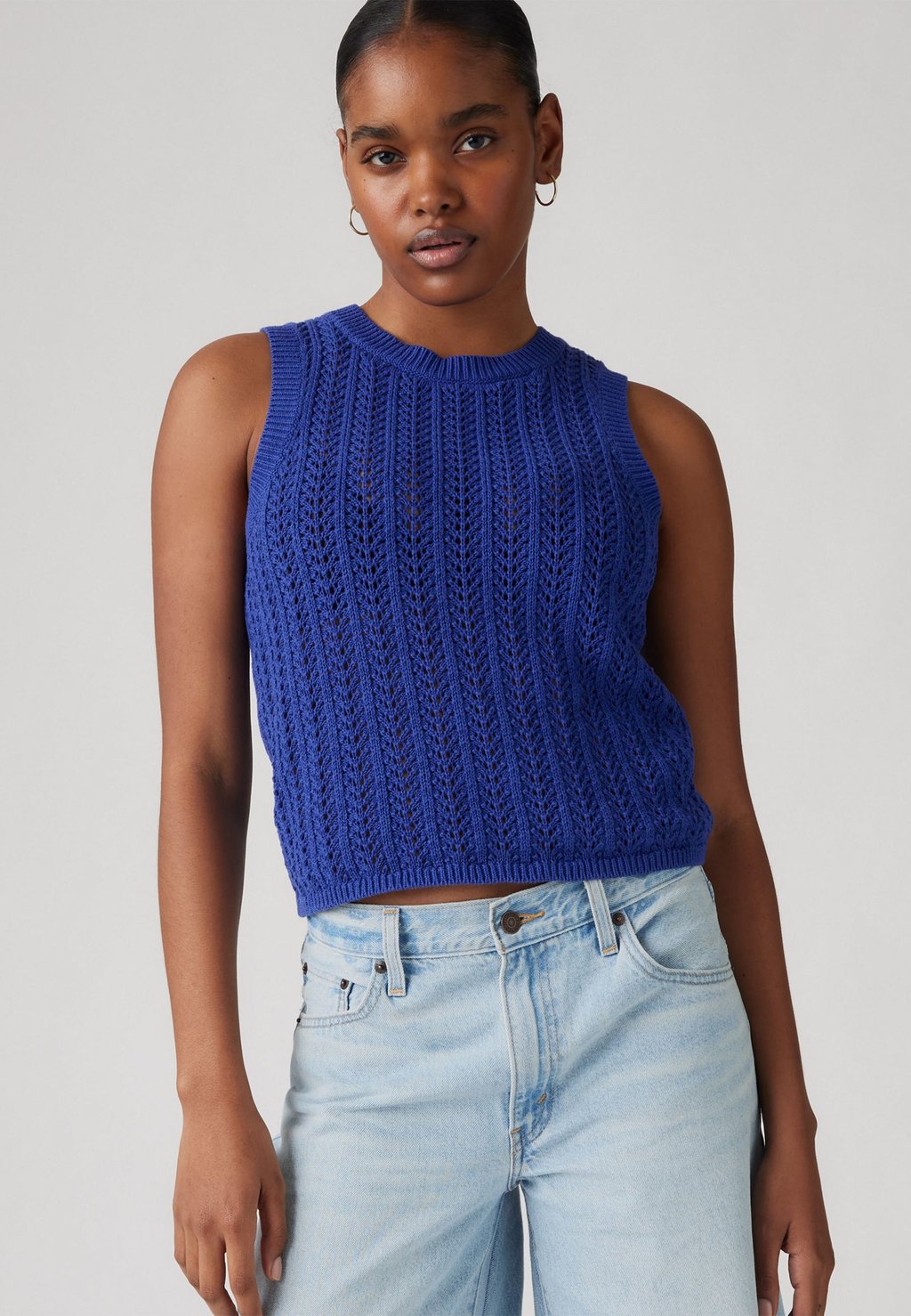 Топ SUNRISE CROCHET TANK Levi's, синий — фото 2