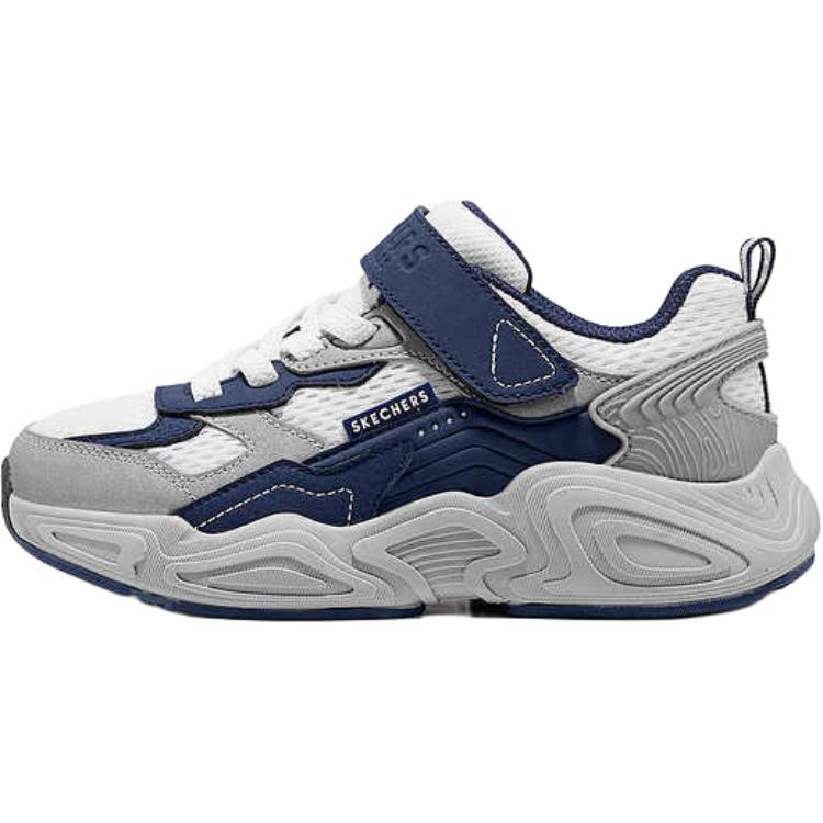 

Низкие детские кроссовки для повседневной жизни Skechers Kids, серый/синий