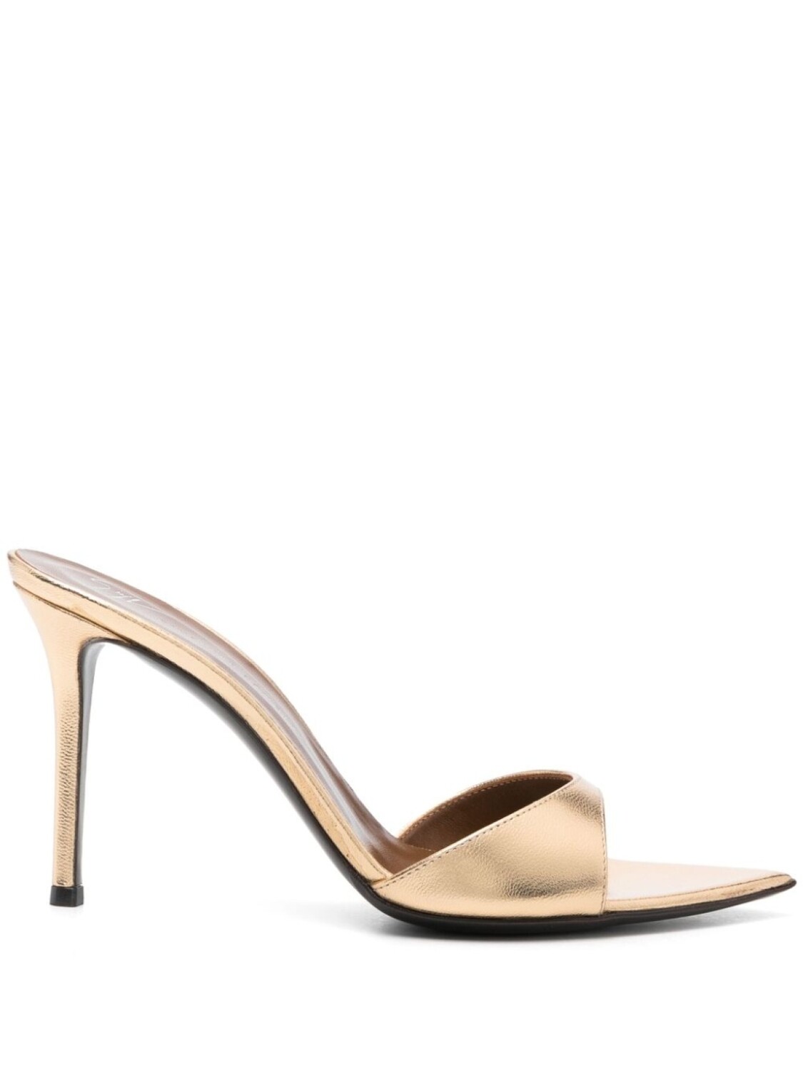 Giuseppe Zanotti мюли Intriigo Strap 90, золотой