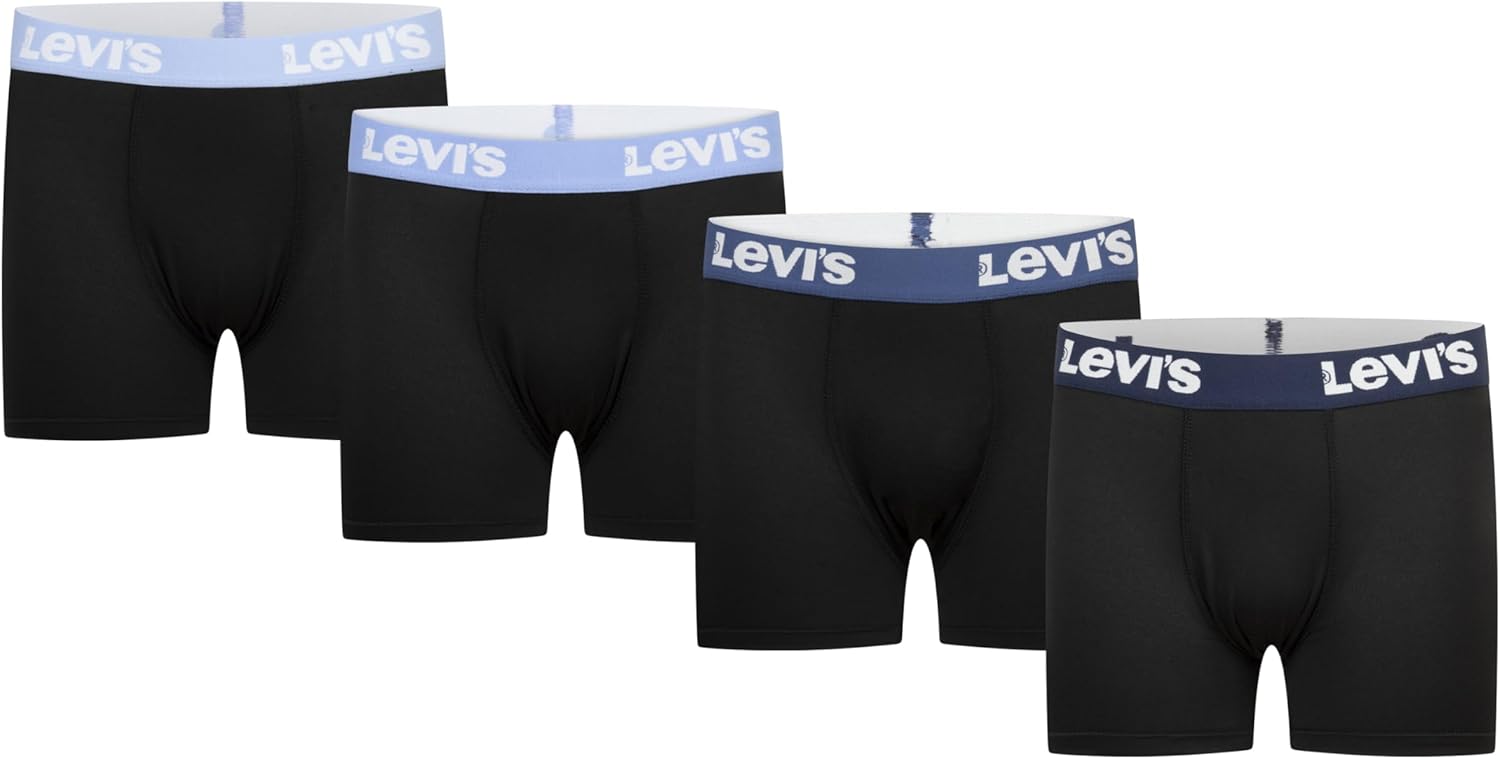 

Классические трусы-боксеры Levi's boys (комплект), Black/Dress Blues