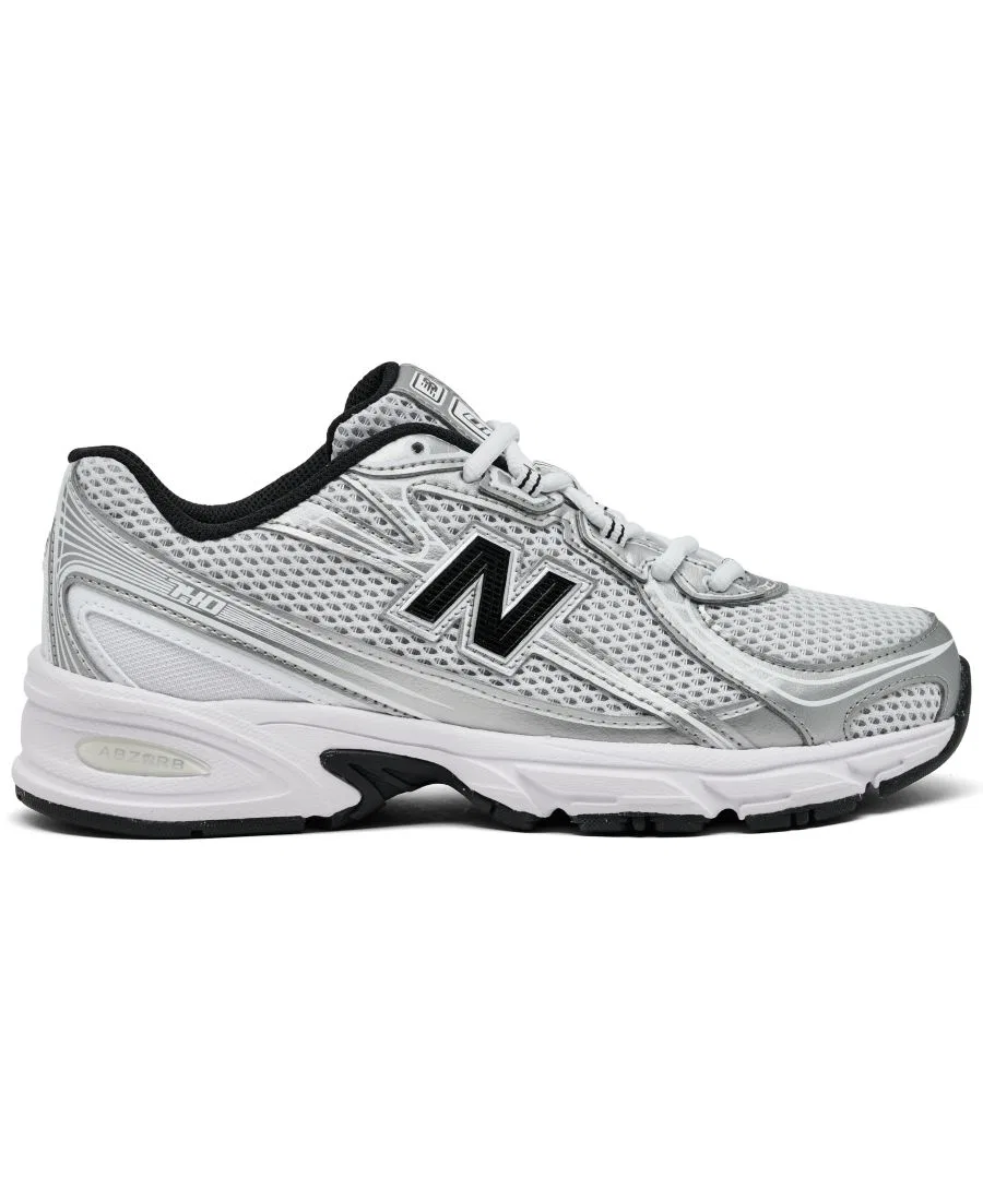 Детские повседневные кроссовки Big Kids 740 от Finish Line New Balance, белый/черный — фото 2