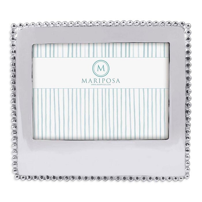 

Эффектная фоторамка Mariposa из бисера, 5 x 7 дюймов, серый