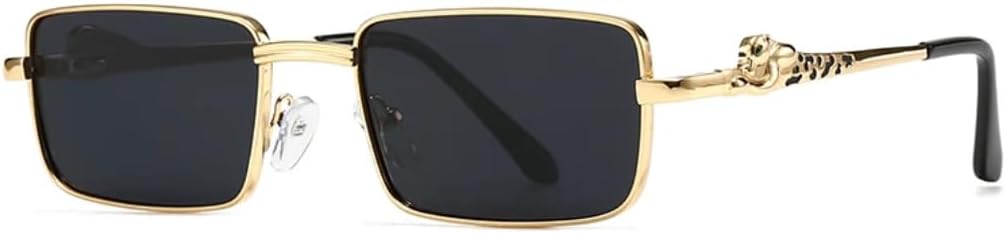 

Солнцезащитные очки с защитой от УФ-излучения UV400 | Тонкая оправа, металлические петли | Линзы ярких цветов для занятий спортом на открытом воздухе и вождения DSVIGF, Gold