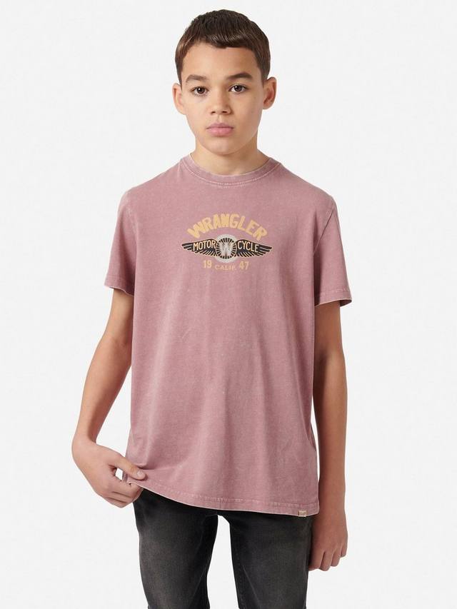 

Детская футболка с крыльями Moto Wrangler, Grapeshake