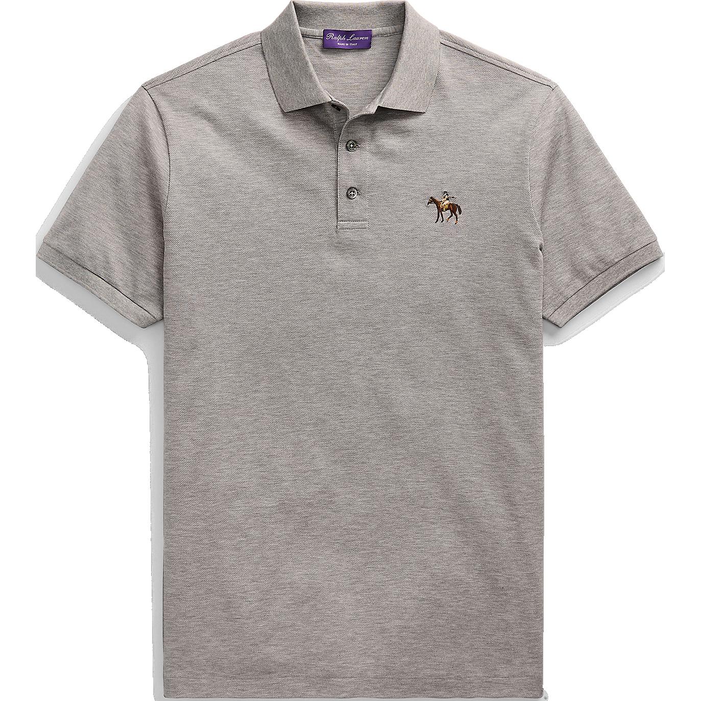 

Ralph Lauren Purple Label Мужская рубашка поло светло-серого цвета